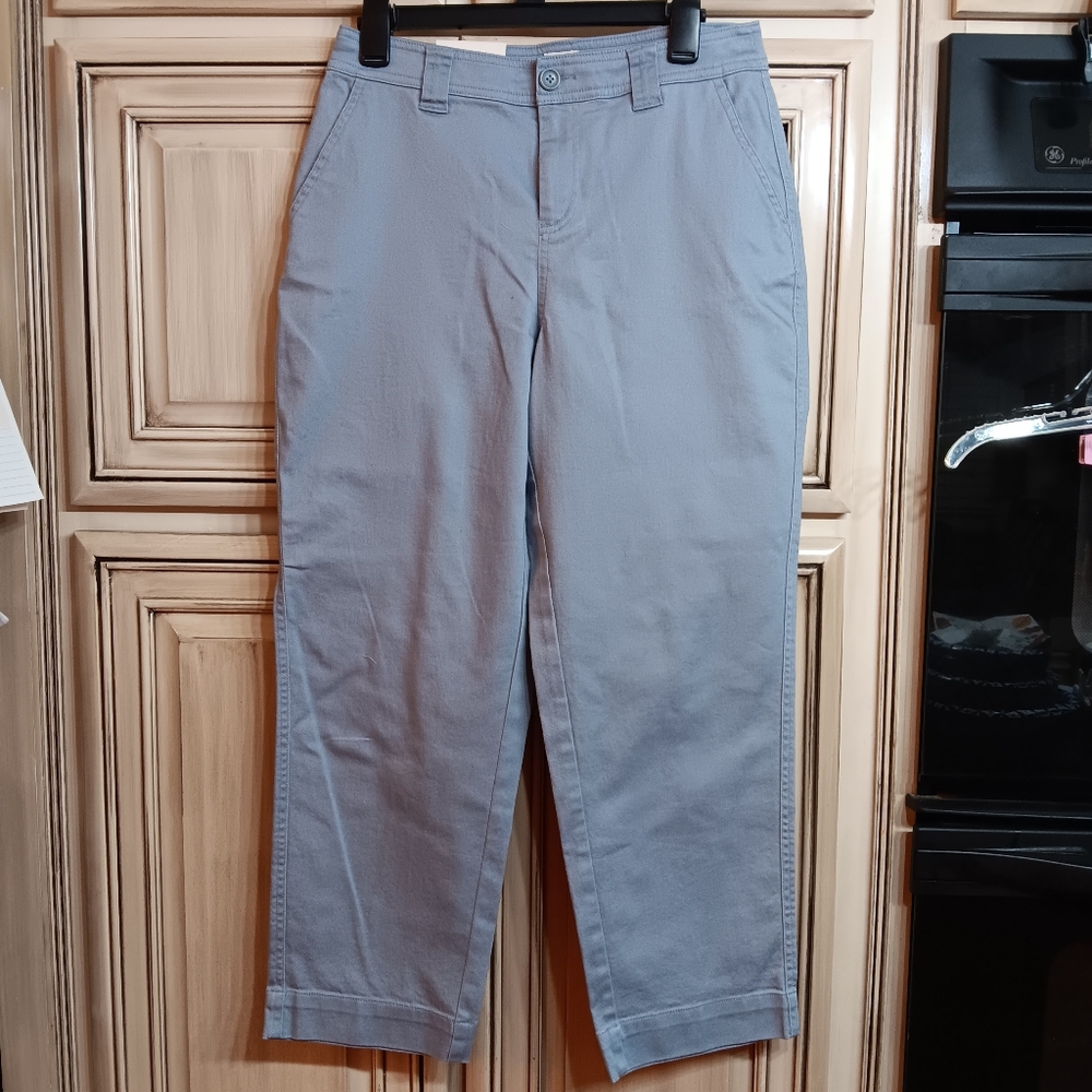 A New Day Size 6 - Blue/Grey Straight‎ Crop Jeans - NEW